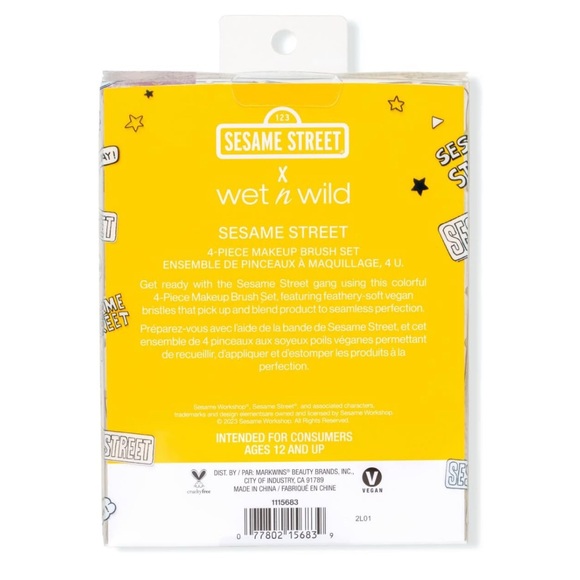 Wet n Wild X Sesame Street Brush Set - Limited Edition - Picture 3 of 4